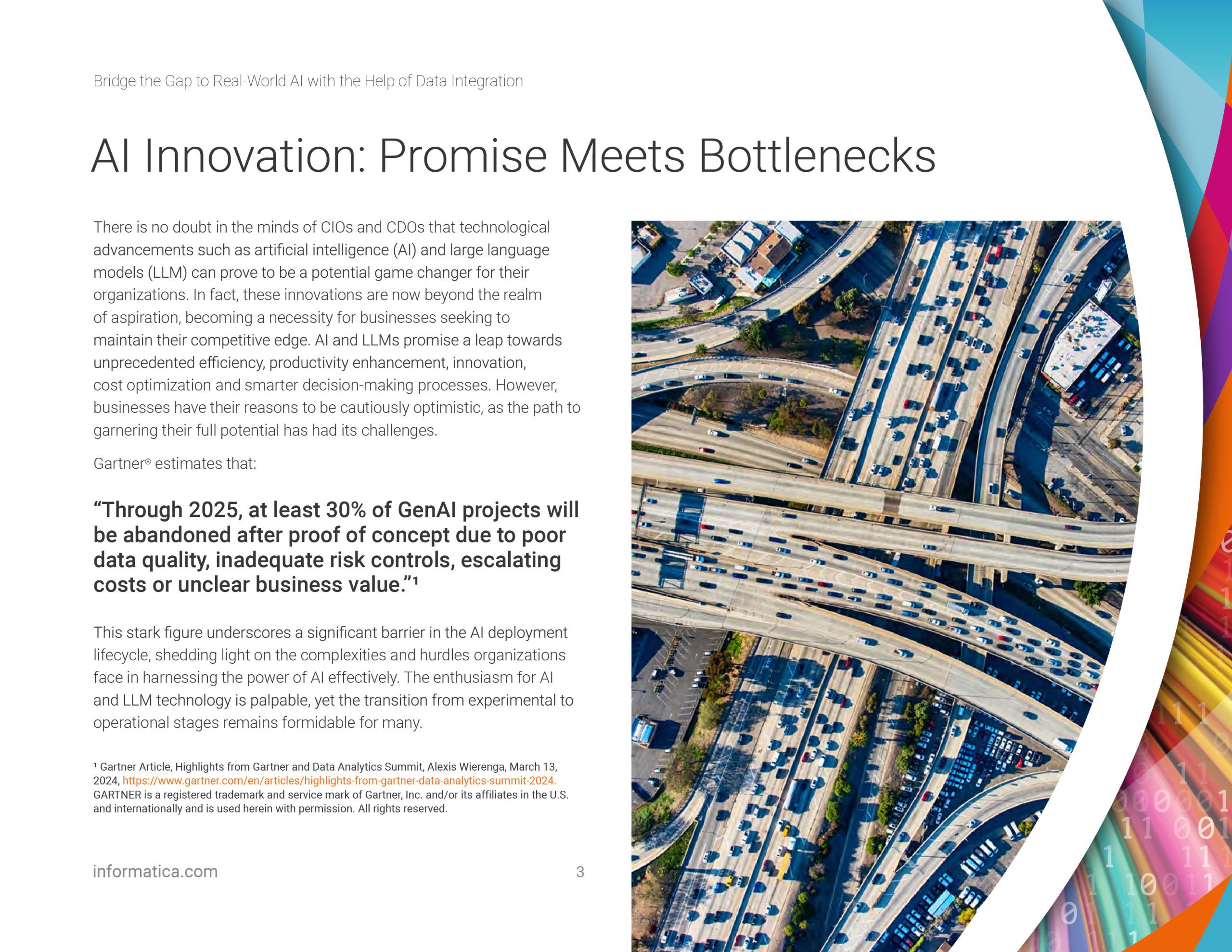 Bridge the Gap to Real World AI Anchored by Data Integration
