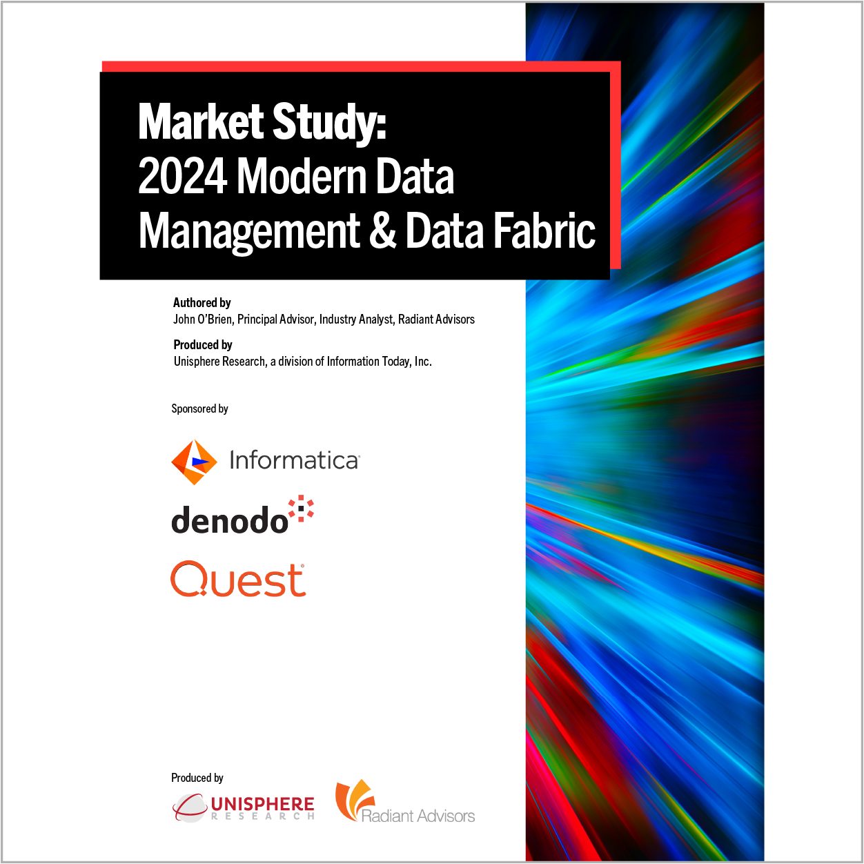 Modern Data Management and Data Fabric Market Study 2024