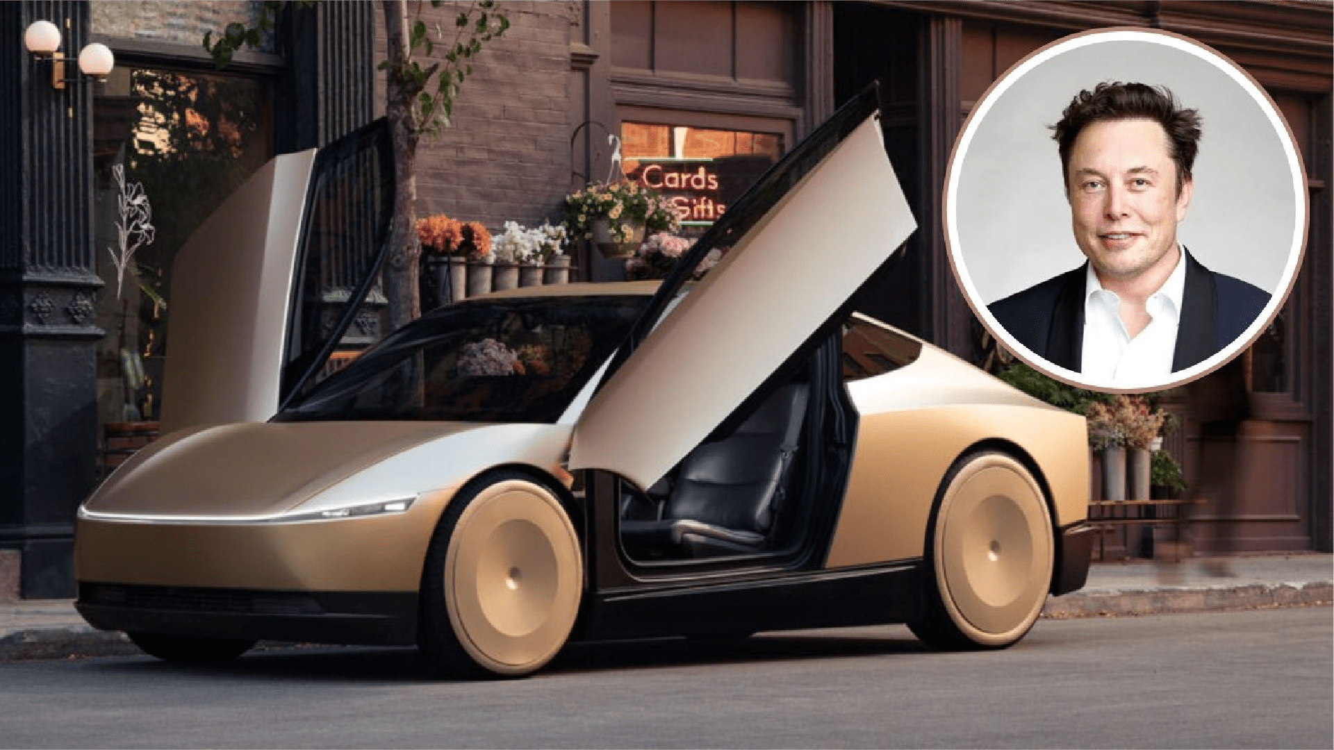 Tesla driverless taxi on the streets of Austin