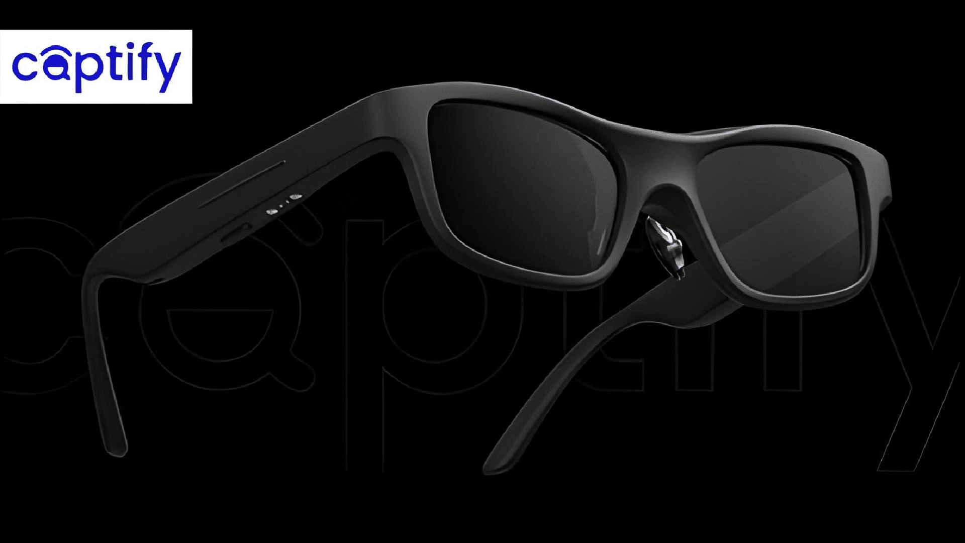 Captify Smart Glasses for real-time captions and translations, enhancing communication for the hearing impaired.
