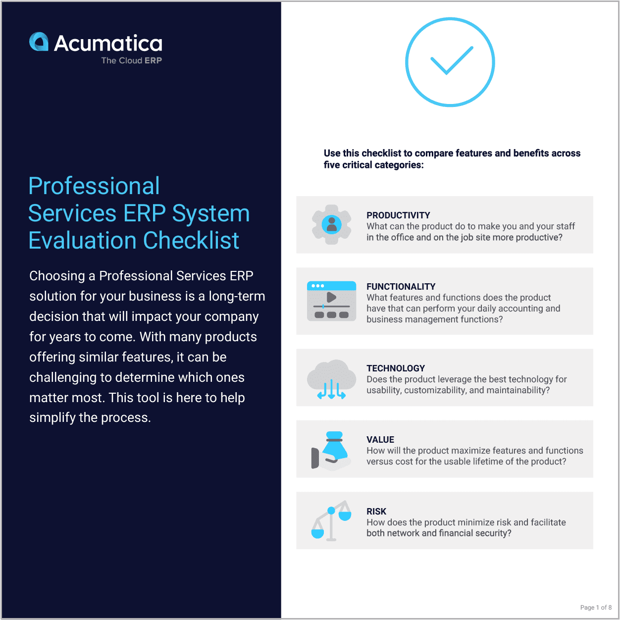 Evaluating Professional Services ERP Software with Our Checklist