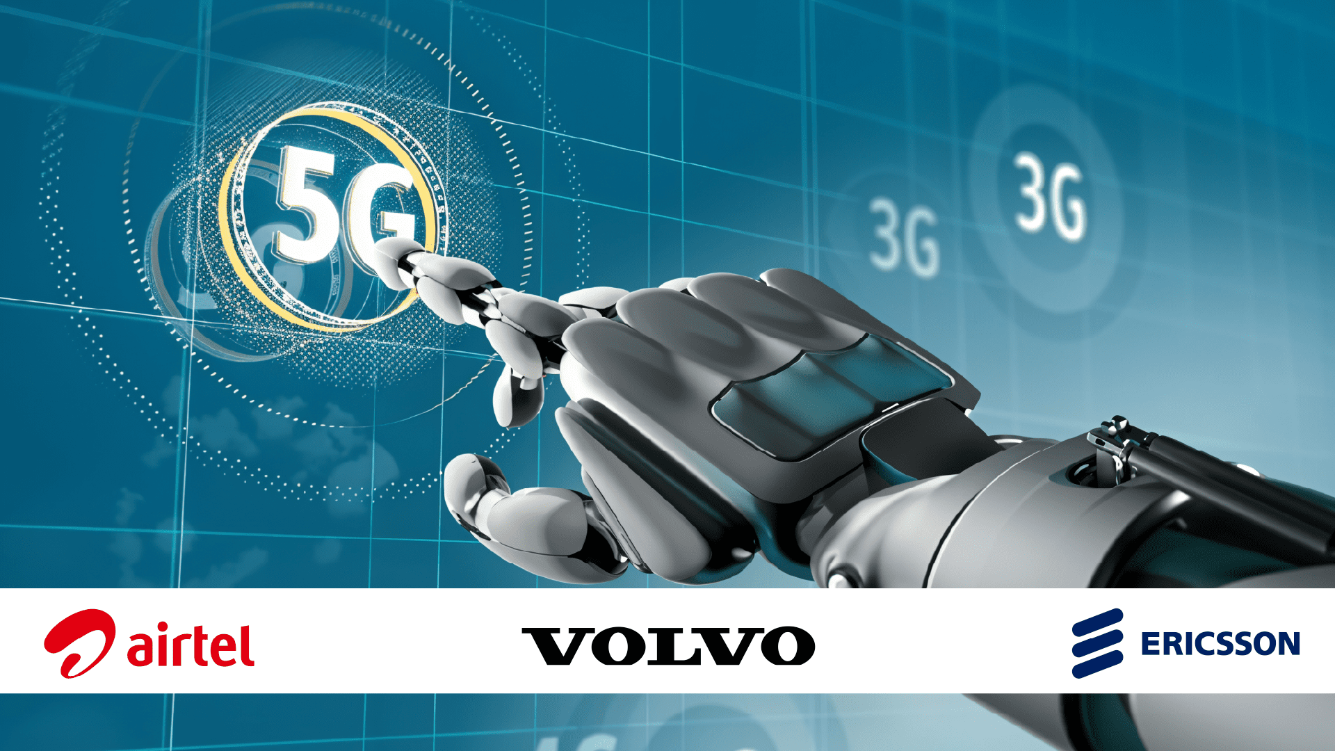 5G-powered industrial metaverse partnership by Ericsson, Volvo, and Airtel in India.