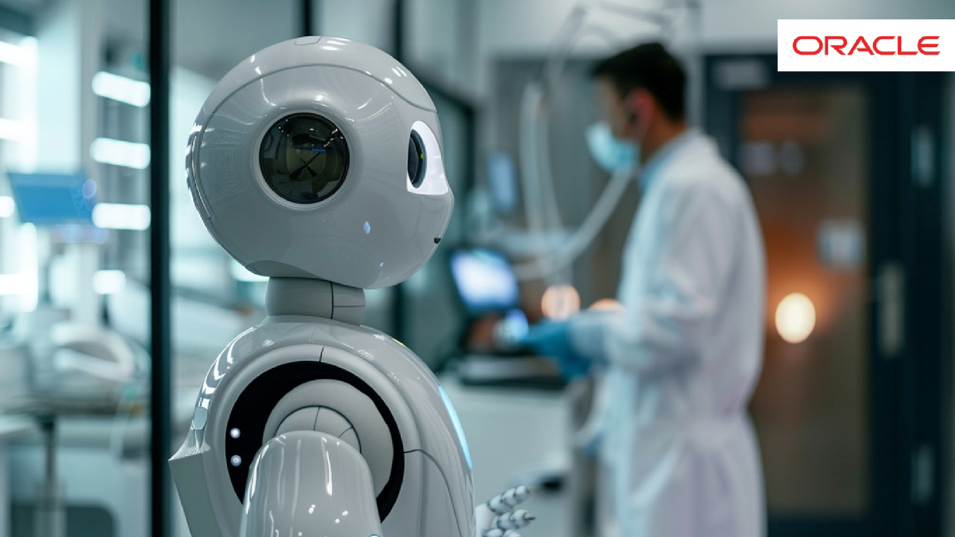 Oracle Clinical AI Agent reducing doctor workload and improving patient care.