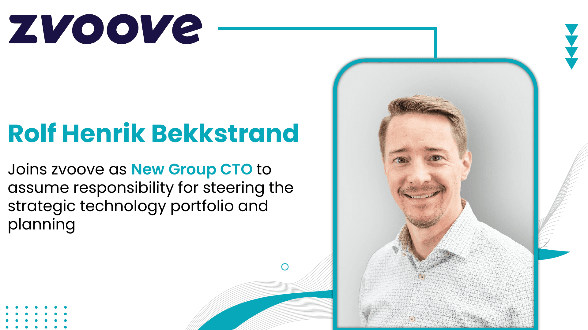 zvoove Appoints Rolf Henrik Bekkstrand as New Group CTO