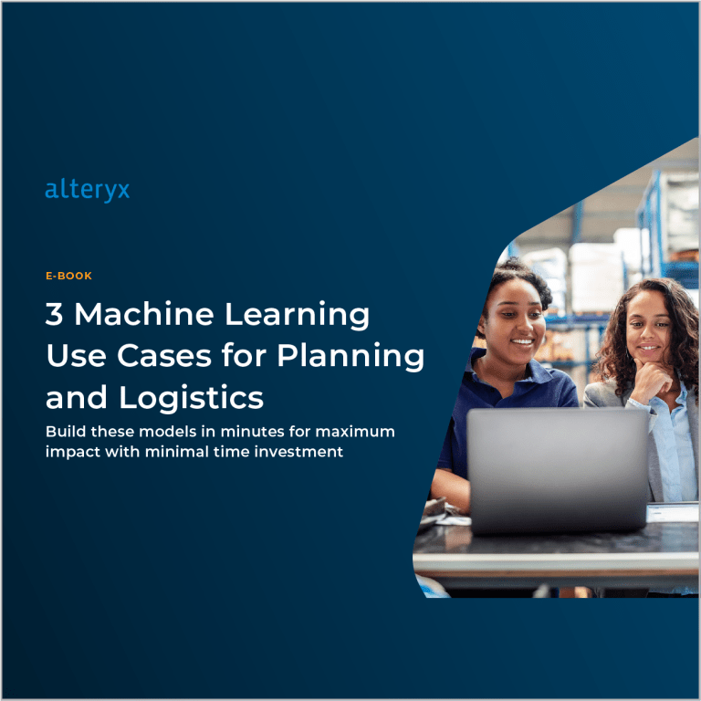 3 Machine Learning Use Cases for Planning and Logistics